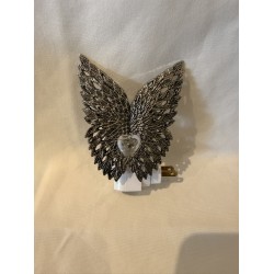 Vitrail papillon métalique