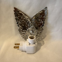 Vitrail papillon métalique