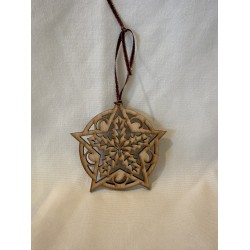 Ornement de Noël étoile