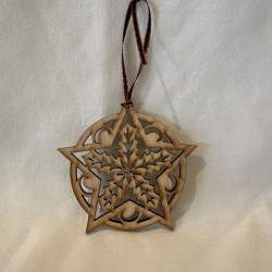 Ornement de Noël étoile