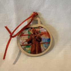 Ornement de Noël boule Saint-Antoine