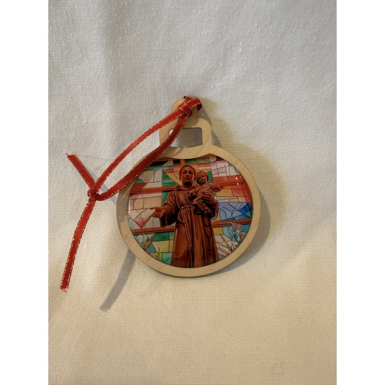 Ornement de Noël boule Saint-Antoine