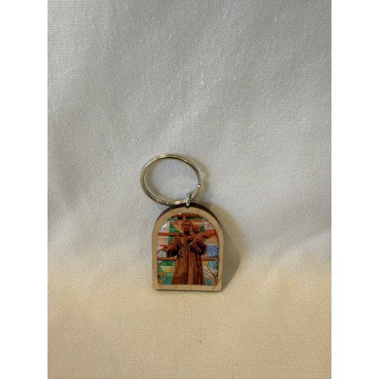 Porte-clé en bois Saint-Antoine