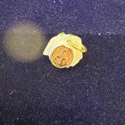 Médaille Miraculeuse et fleur