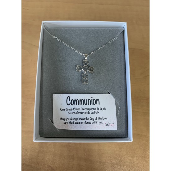 Chaîne couleur argent pour première communion Chaîne couleur argent pour première communion