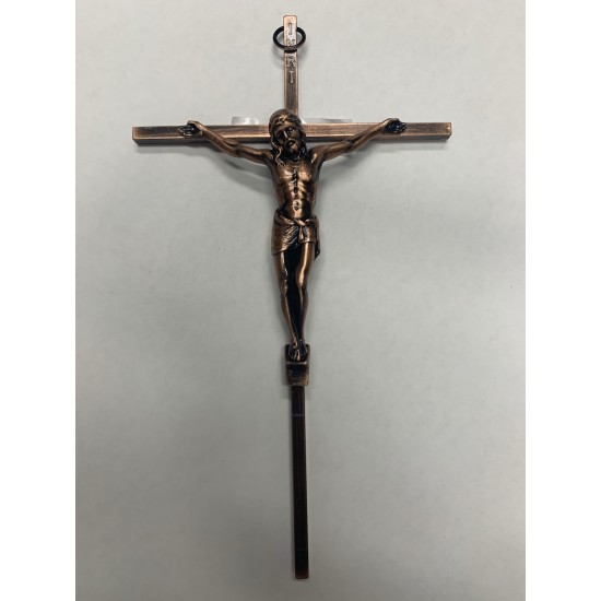 Crucifix en bronze 8 pouces