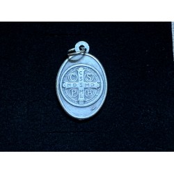 Médaille Saint-Benoit couleur argent